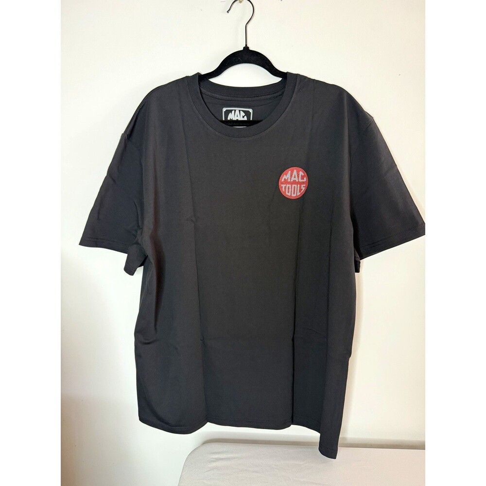 Mac Tools T Shirt 4X NOS Black Distressed Logo Mechanic Workwear New